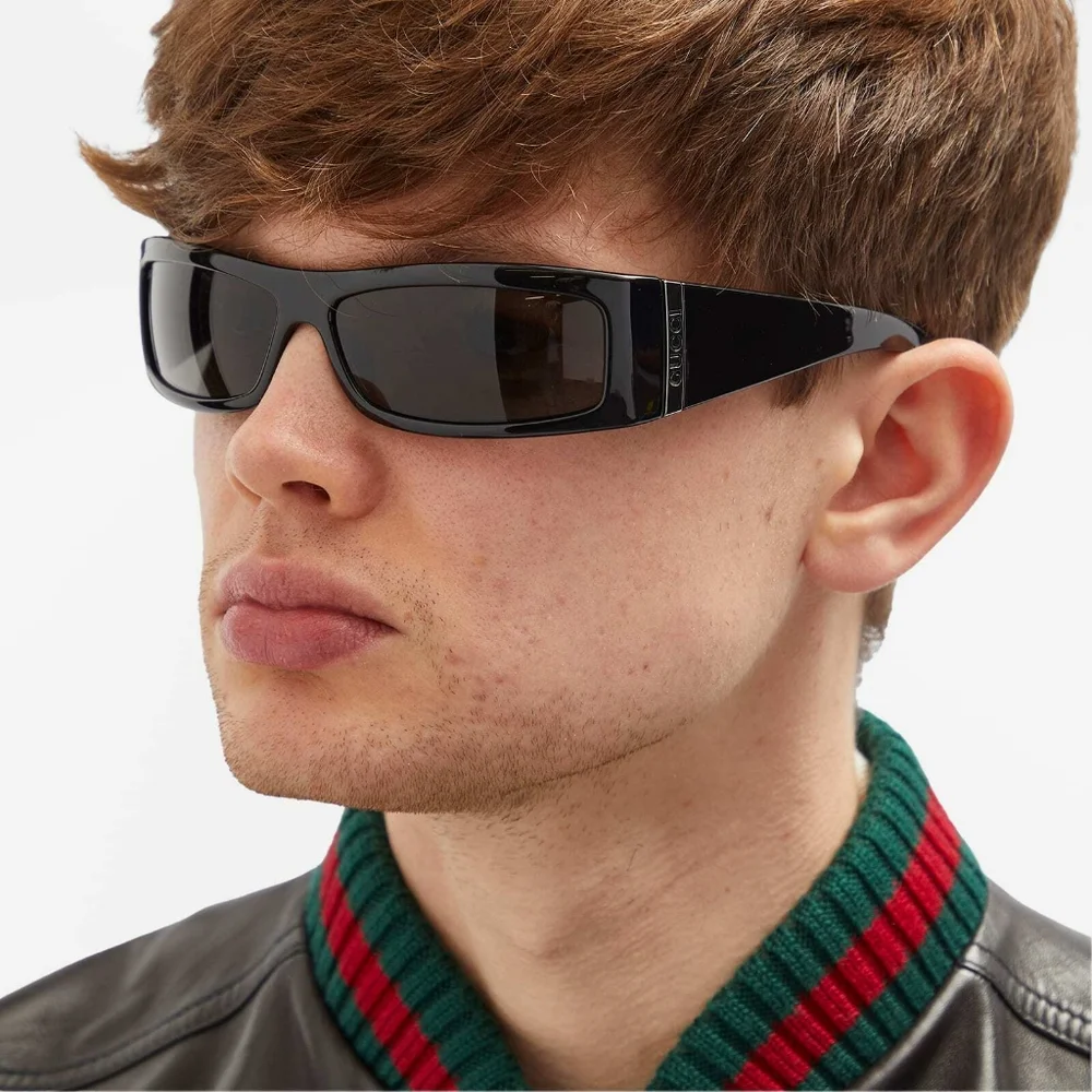 NEW GUCCI SUNGLASSES GG1492S BLACK UNISEX EYEWEAR